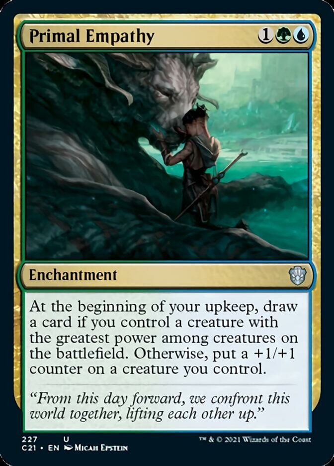 Primal Empathy [Commander 2021] | Card Merchant Takapuna