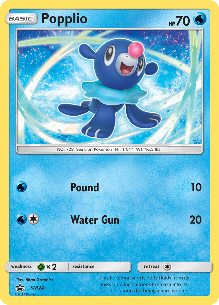 Popplio (SM24) [Sun & Moon: Black Star Promos] | Card Merchant Takapuna