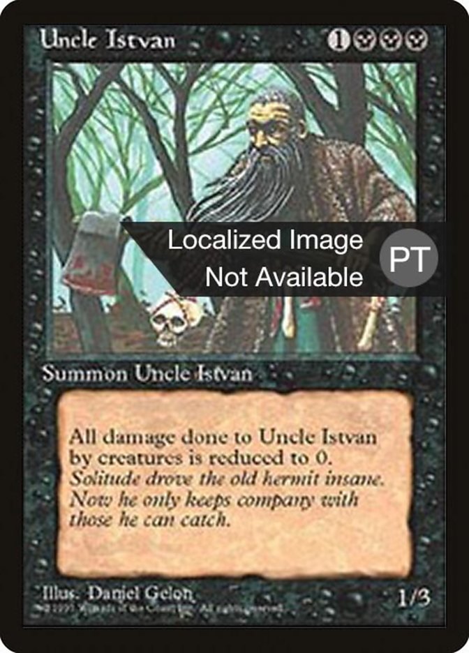 Uncle Istvan [Fourth Edition (Foreign Black Border)] | Card Merchant Takapuna