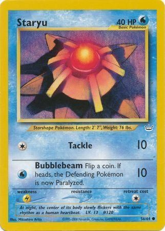 Staryu (56/64) [Neo Revelation Unlimited] | Card Merchant Takapuna