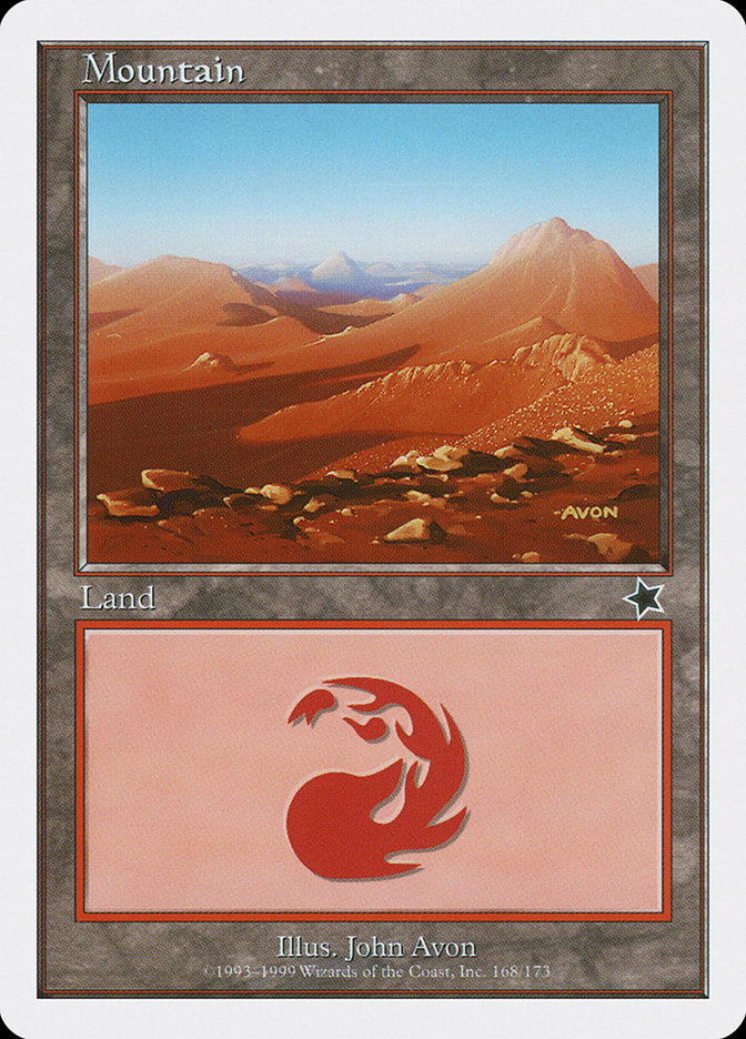 Mountain (168) [Starter 1999] | Card Merchant Takapuna