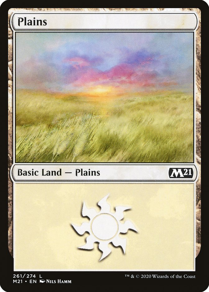 Plains (261) [Core Set 2021] | Card Merchant Takapuna