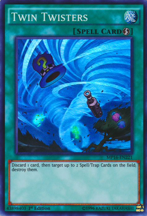 Twin Twisters [MP16-EN221] Super Rare | Card Merchant Takapuna