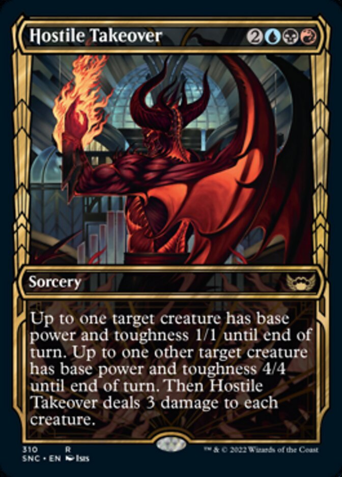 Hostile Takeover (Showcase Golden Age) [Streets of New Capenna] | Card Merchant Takapuna