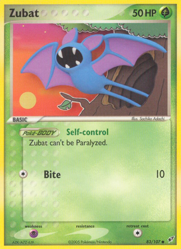 Zubat (83/107) [EX: Deoxys] | Card Merchant Takapuna