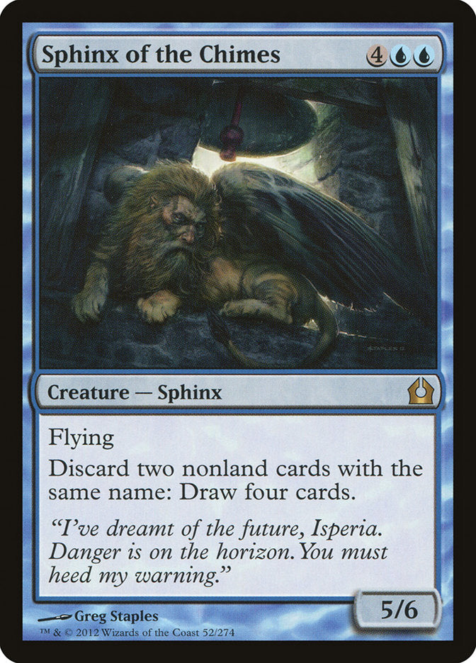 Sphinx of the Chimes [Return to Ravnica] | Card Merchant Takapuna