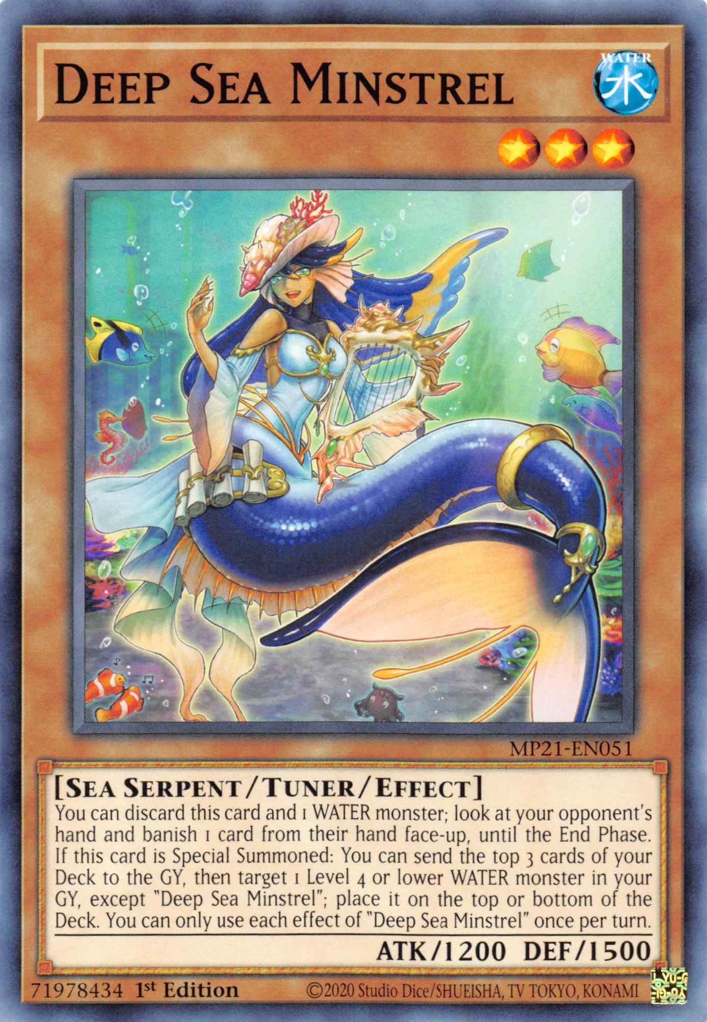 Deep Sea Minstrel [MP21-EN051] Common | Card Merchant Takapuna