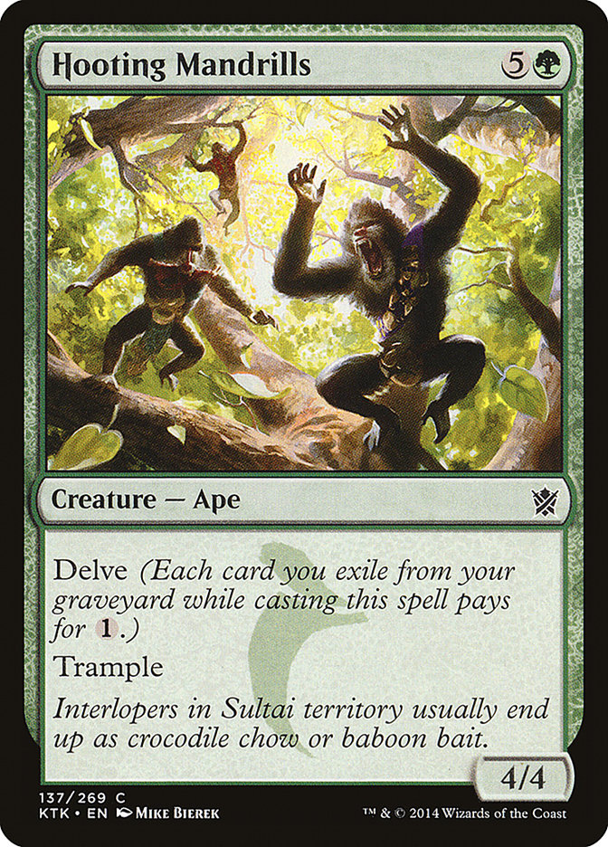 Hooting Mandrills [Khans of Tarkir] | Card Merchant Takapuna