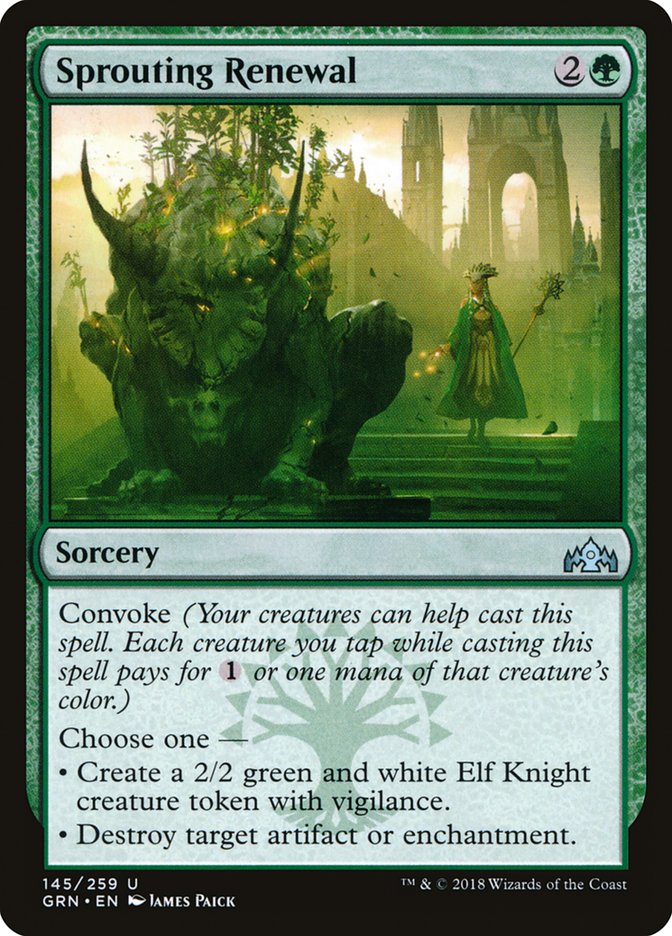 Sprouting Renewal [Guilds of Ravnica] | Card Merchant Takapuna