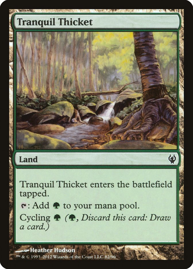 Tranquil Thicket [Duel Decks: Izzet vs. Golgari] | Card Merchant Takapuna