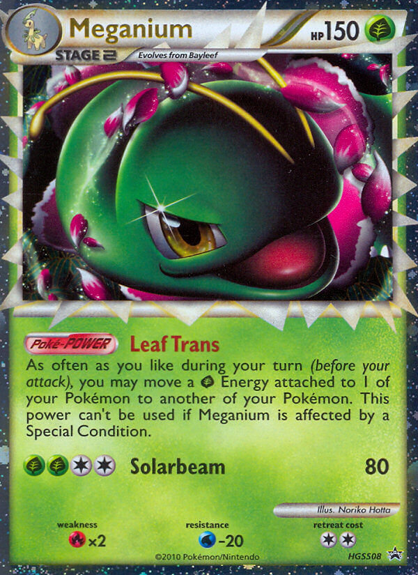 Meganium (HGSS08) [HeartGold & SoulSilver: Black Star Promos] | Card Merchant Takapuna