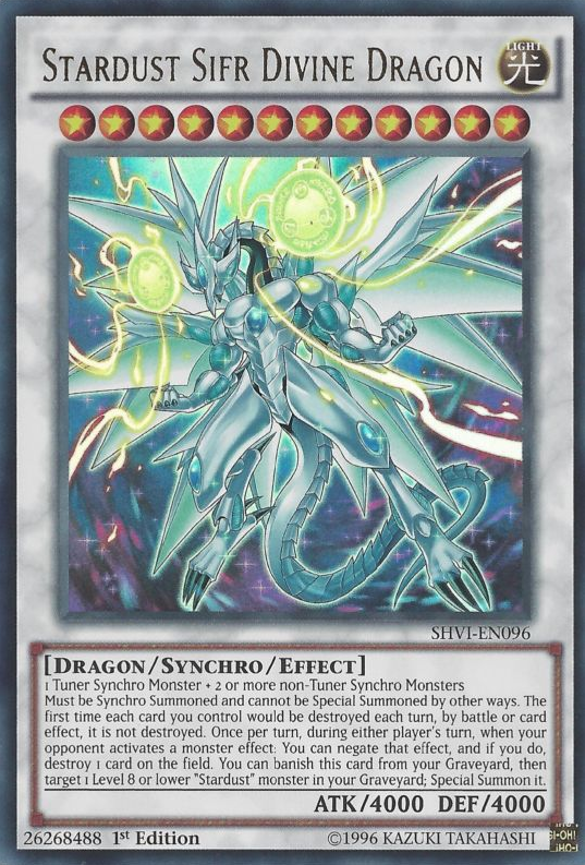 Stardust Sifr Divine Dragon [SHVI-EN096] Ultra Rare | Card Merchant Takapuna