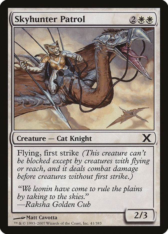 Skyhunter Patrol [Tenth Edition] | Card Merchant Takapuna