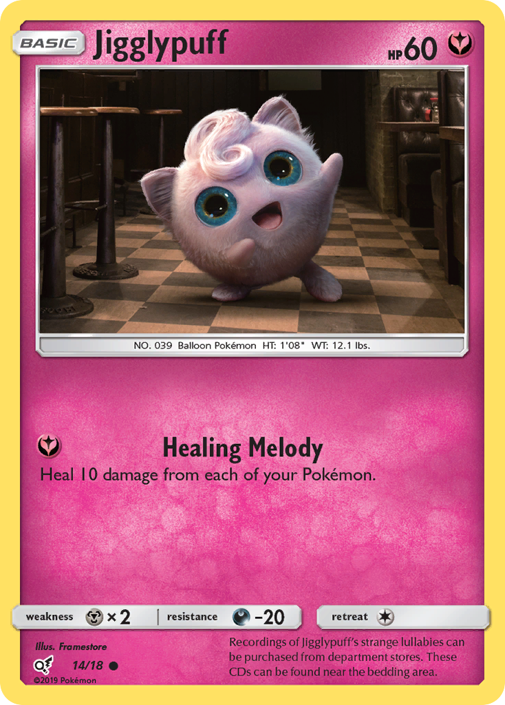 Jigglypuff (14/18) [Sun & Moon: Detective Pikachu] | Card Merchant Takapuna