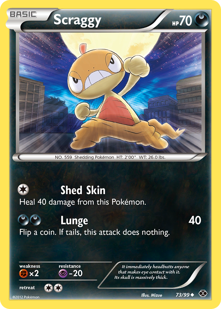 Scraggy (73/99) [Black & White: Next Destinies] | Card Merchant Takapuna