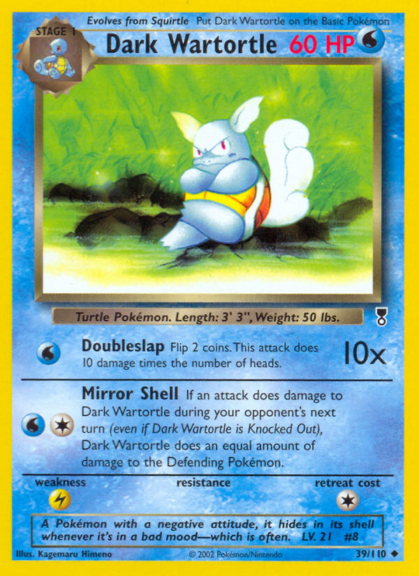 Dark Wartortle (39/110) [Legendary Collection] | Card Merchant Takapuna