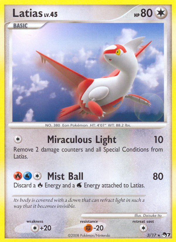 Latias (3/17) [POP Series 7] | Card Merchant Takapuna