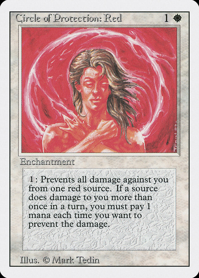 Circle of Protection: Red [Revised Edition] | Card Merchant Takapuna