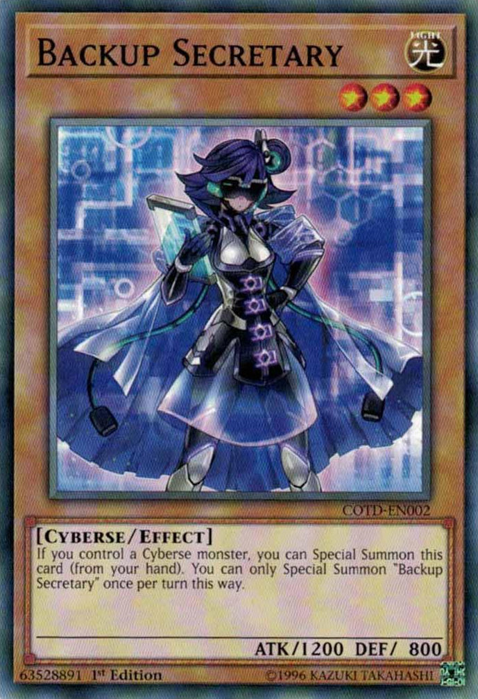 Backup Secretary [COTD-EN002] Common | Card Merchant Takapuna