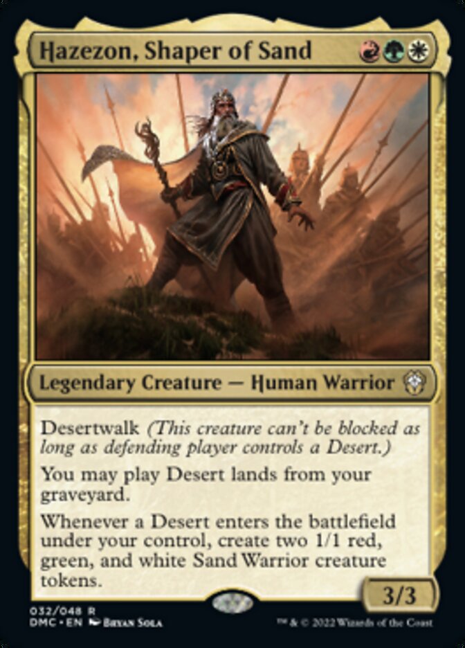 Hazezon, Shaper of Sand [Dominaria United Commander] | Card Merchant Takapuna