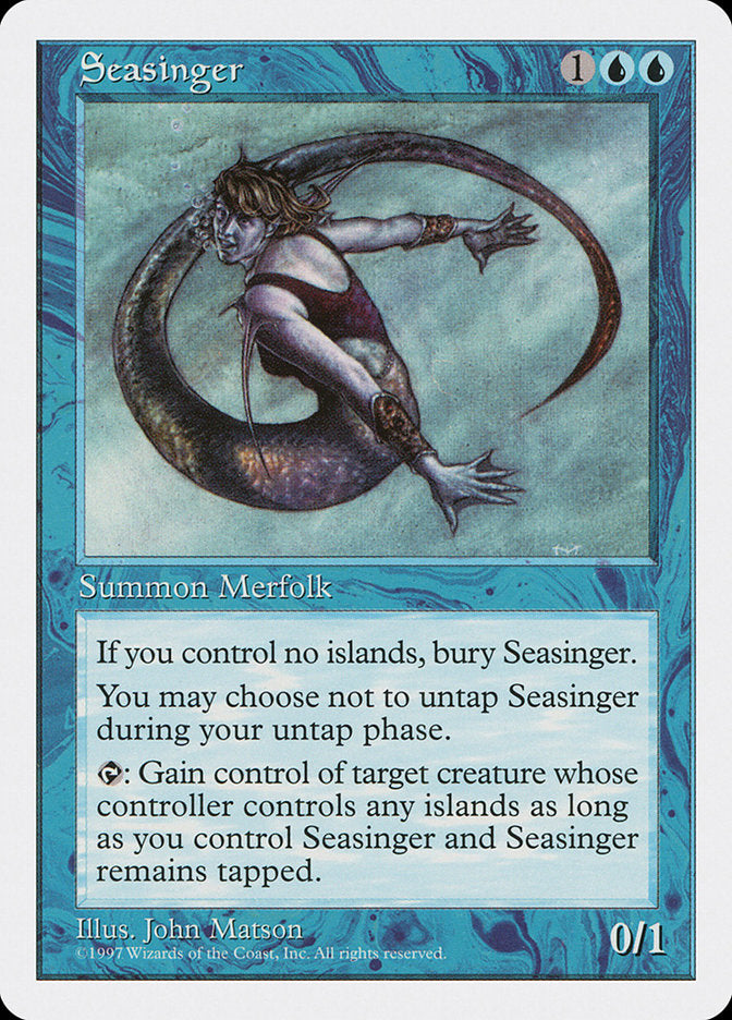 Seasinger [Fifth Edition] | Card Merchant Takapuna