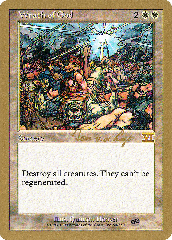 Wrath of God (Tom van de Logt) (SB) [World Championship Decks 2000] | Card Merchant Takapuna