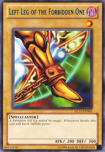 Left Leg of the Forbidden One (Blue) [DL11-EN003] Rare | Card Merchant Takapuna