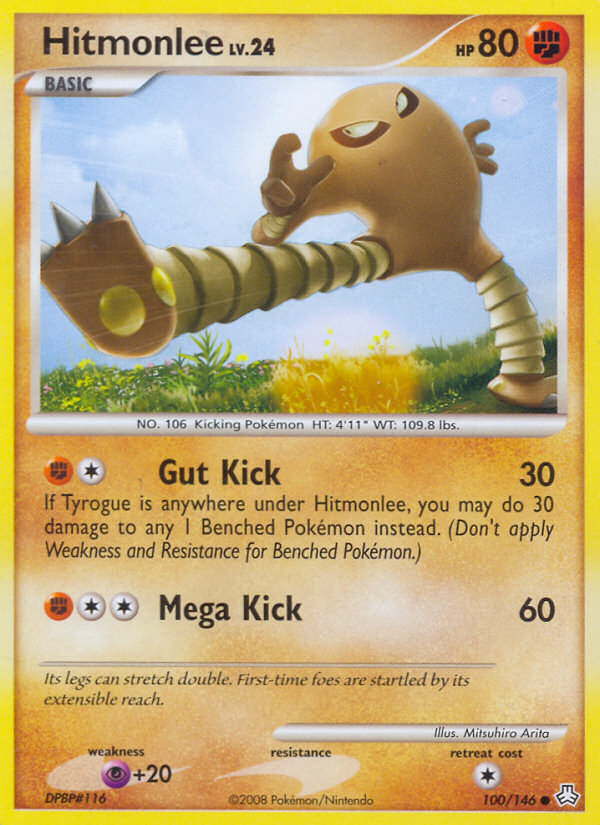 Hitmonlee (100/146) [Diamond & Pearl: Legends Awakened] | Card Merchant Takapuna