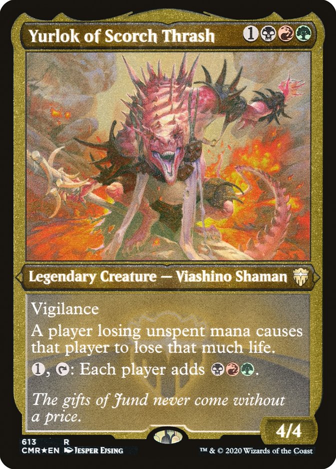 Yurlok of Scorch Thrash (Etched) [Commander Legends] | Card Merchant Takapuna