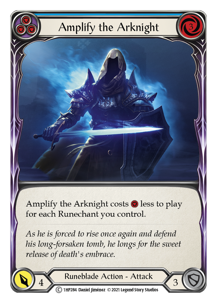 Amplify the Arknight (Blue) [1HP284] (History Pack 1) | Card Merchant Takapuna