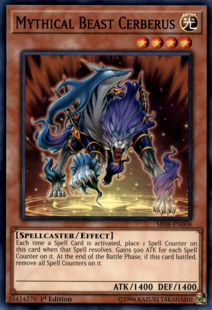 Mythical Beast Cerberus [SR08-EN008] Common | Card Merchant Takapuna