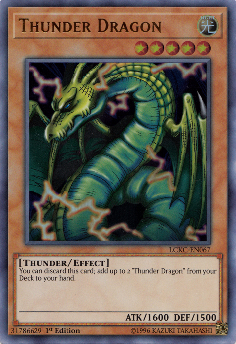 Thunder Dragon [LCKC-EN067] Ultra Rare | Card Merchant Takapuna