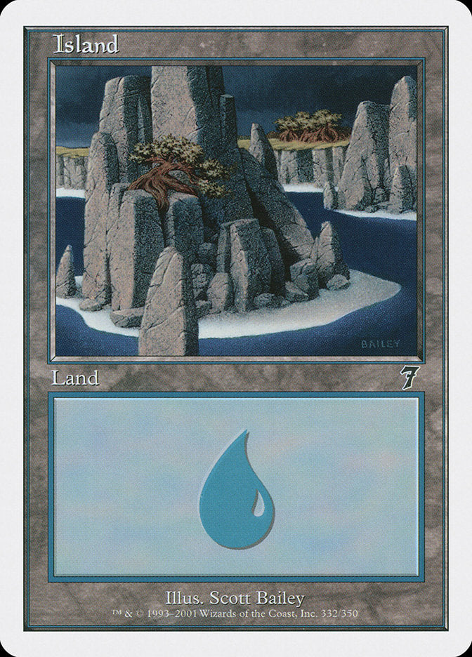 Island (332) [Seventh Edition] | Card Merchant Takapuna