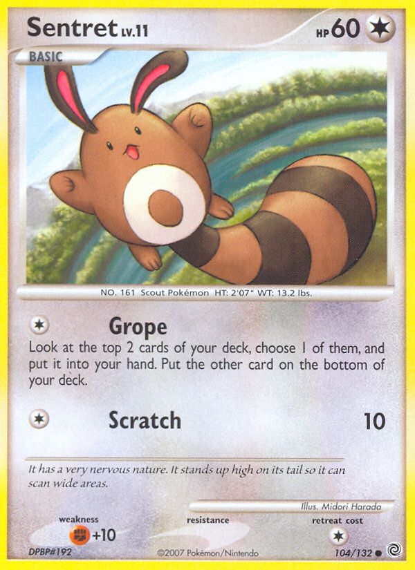 Sentret (104/132) [Diamond & Pearl: Secret Wonders] | Card Merchant Takapuna