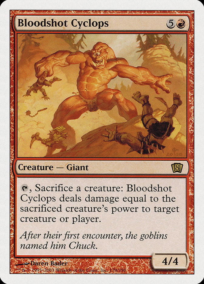 Bloodshot Cyclops [Eighth Edition] | Card Merchant Takapuna