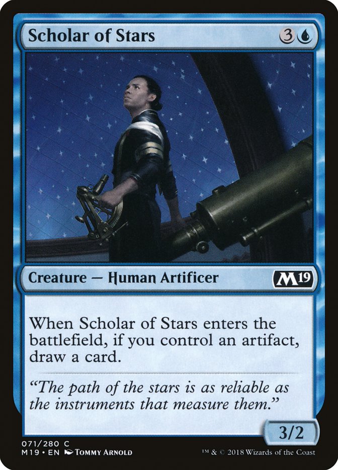 Scholar of Stars [Core Set 2019] | Card Merchant Takapuna