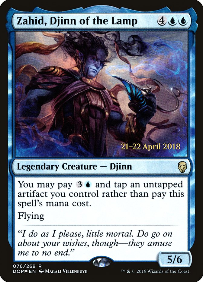 Zahid, Djinn of the Lamp [Dominaria Prerelease Promos] | Card Merchant Takapuna