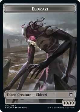 Servo // Eldrazi Double-Sided Token [The Brothers' War Commander Tokens] | Card Merchant Takapuna