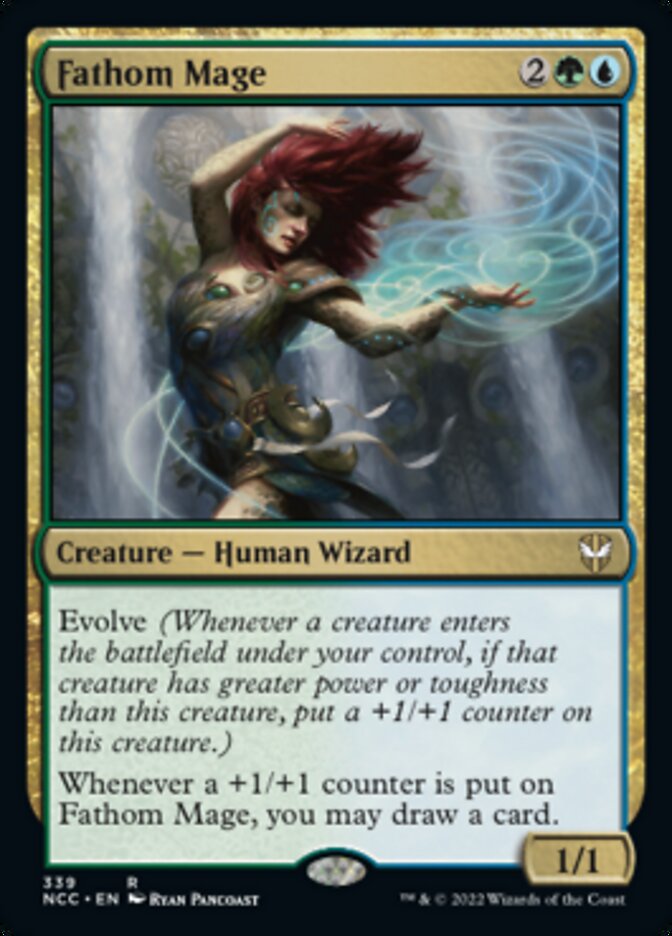 Fathom Mage [Streets of New Capenna Commander] | Card Merchant Takapuna