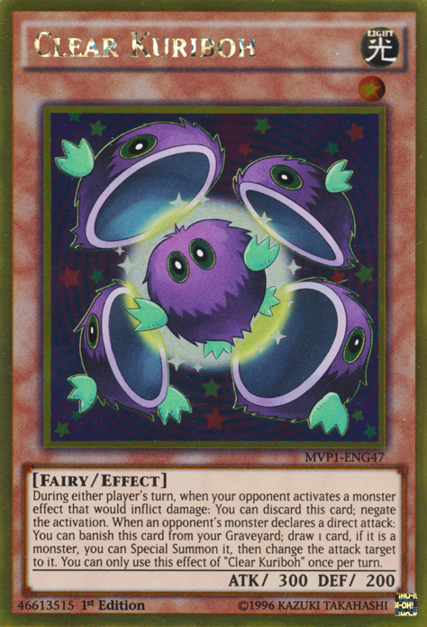 Clear Kuriboh [MVP1-ENG47] Gold Rare | Card Merchant Takapuna