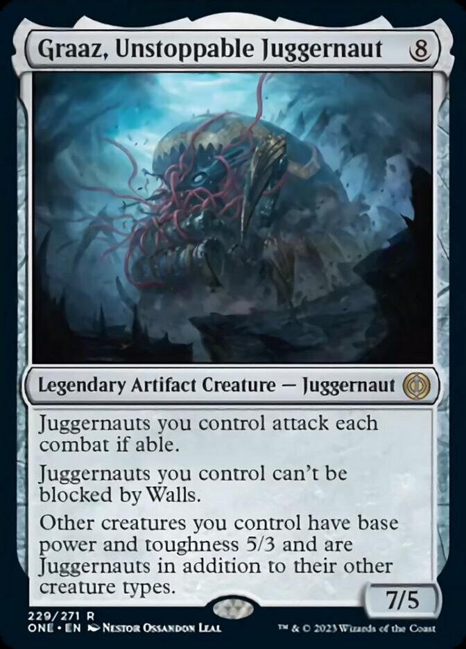 Graaz, Unstoppable Juggernaut [Phyrexia: All Will Be One] | Card Merchant Takapuna