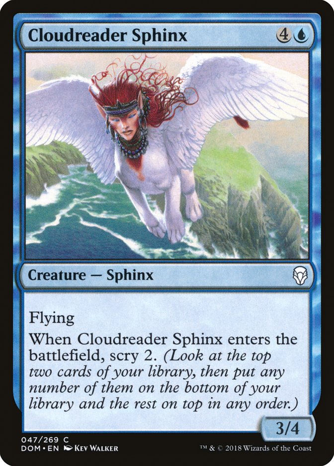 Cloudreader Sphinx [Dominaria] | Card Merchant Takapuna