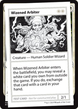 Wizened Arbiter (2021 Edition) [Mystery Booster Playtest Cards] | Card Merchant Takapuna