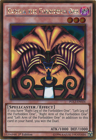 Exodia the Forbidden One [PGL2-EN026] Gold Rare | Card Merchant Takapuna