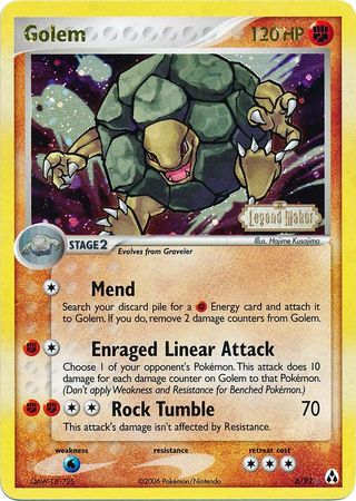 Golem (6/92) (Stamped) [EX: Legend Maker] | Card Merchant Takapuna