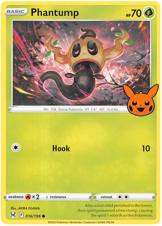 Phantump (016/196) [Trick or Trade 2023] | Card Merchant Takapuna