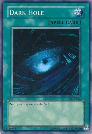 Dark Hole (Spell) [LOB-052] Super Rare | Card Merchant Takapuna