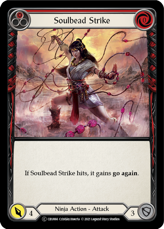 Soulbead Strike (Red) [U-CRU066] (Crucible of War Unlimited)  Unlimited Normal | Card Merchant Takapuna