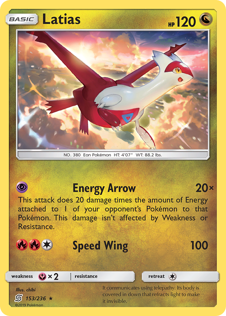 Latias (153/236) [Sun & Moon: Unified Minds] | Card Merchant Takapuna