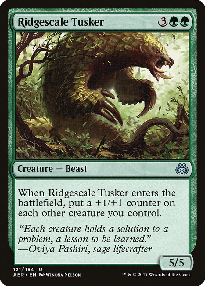 Ridgescale Tusker [Aether Revolt] | Card Merchant Takapuna